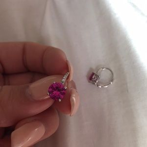 Pink earrings
